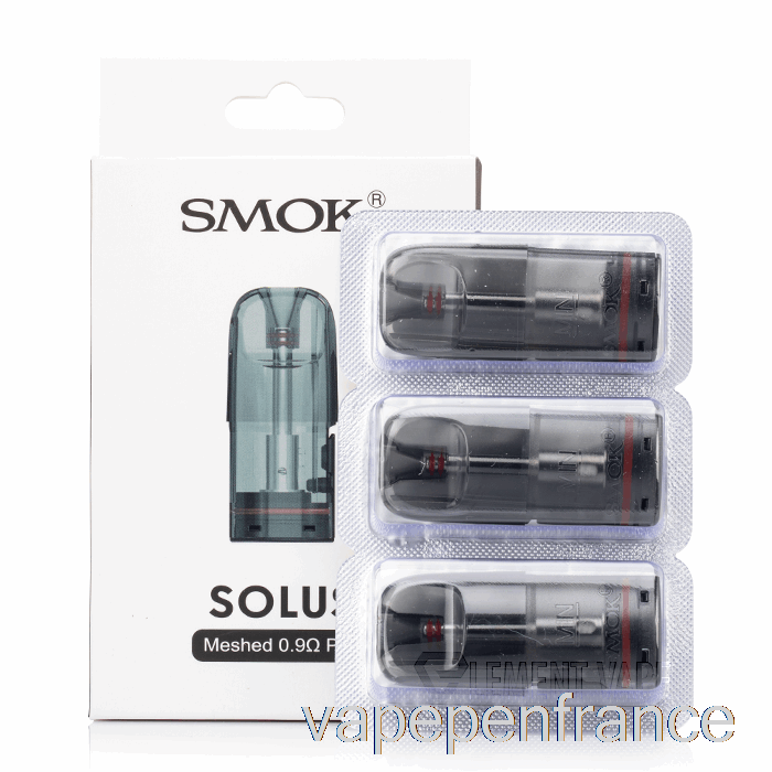 Smok Solus 2 Dosettes De Remplacement Stylo Vape à Dosettes Maillées De 0,9 Ohm